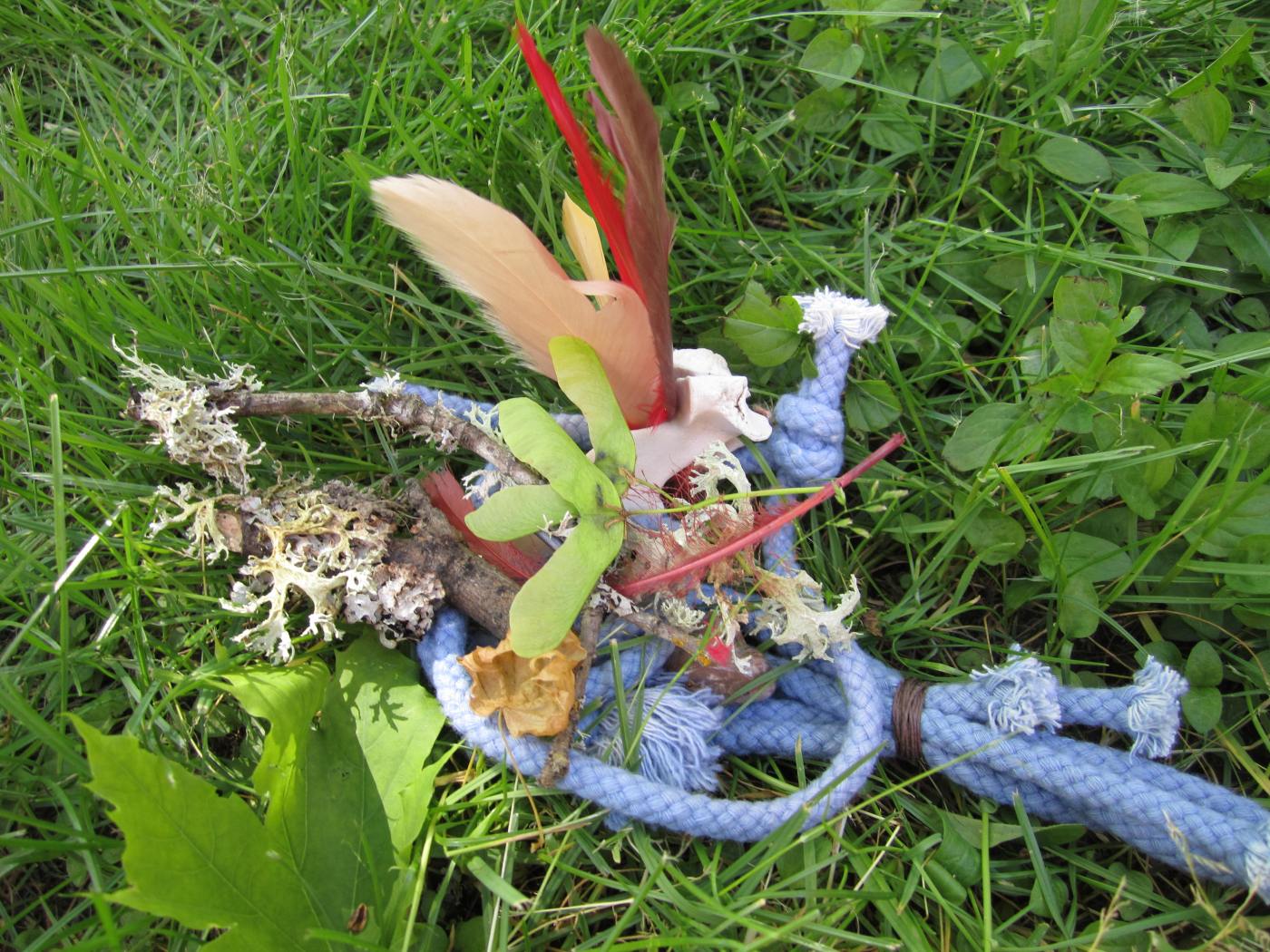 Pieces of the Labyrinth Path